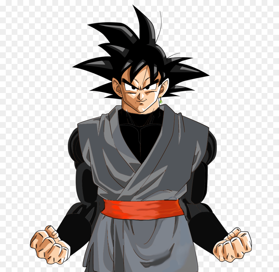 Black Goku Ready To Fight Publication, Book, Comics, Adult Free Transparent Png