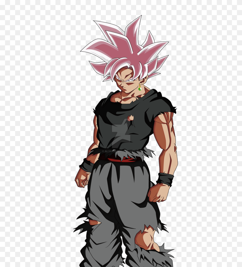 Black Goku Rose Mastered Ultra Instinct, Book, Comics, Publication, Baby Free Png