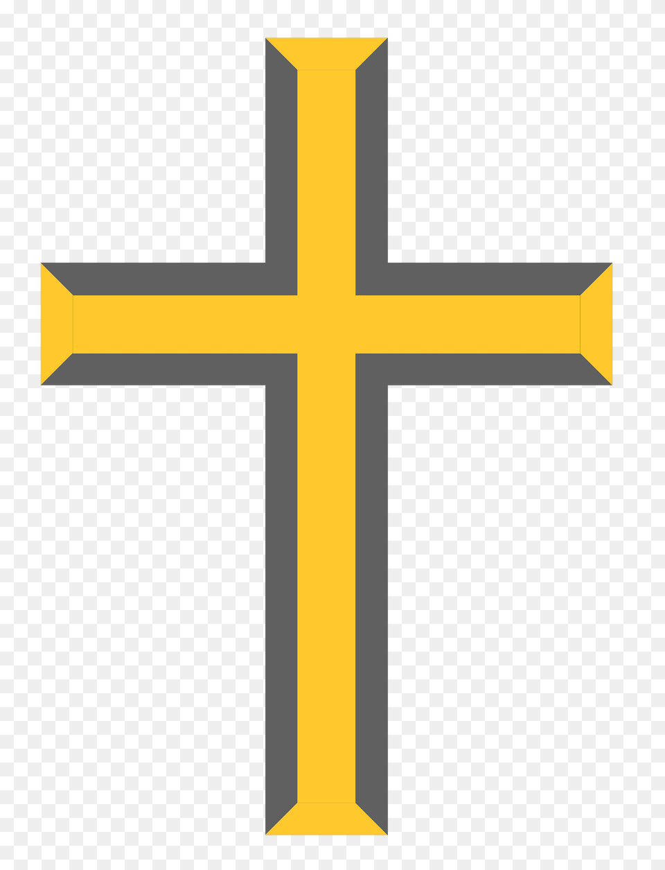 Black Gold Christian Cross Clipart, Symbol Free Png