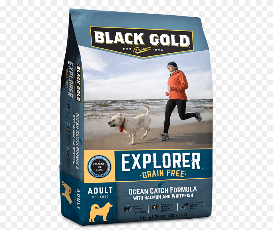 Black Gold Explorer Dog Food, Adult, Animal, Canine, Male Png
