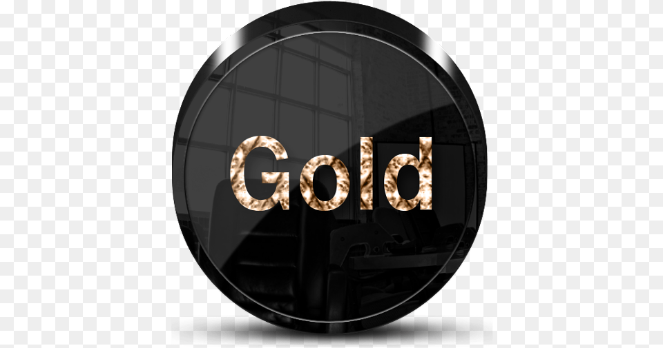 Black Gold Icon Pack Solid, Logo, Disk, Symbol Png