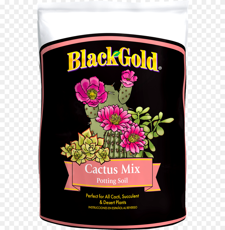 Black Gold Potting Mix Ingredients, Advertisement, Poster, Flower, Plant Png Image