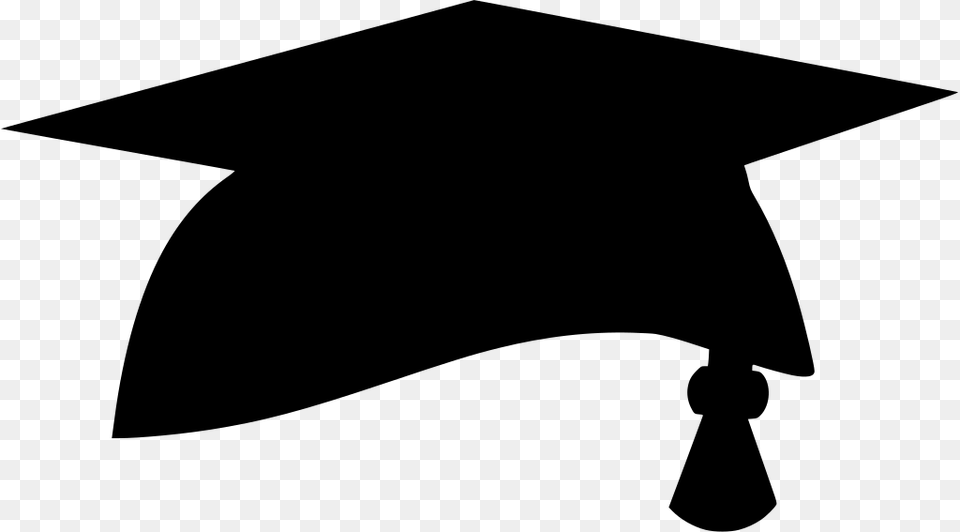 Black Graduation Hat, Gray Free Transparent Png