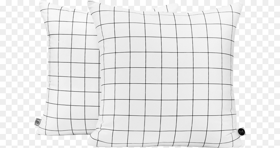 Black Grid Cushiondata Rimg Lazydata Rimg Cushion, Home Decor, Pillow, Person Png Image
