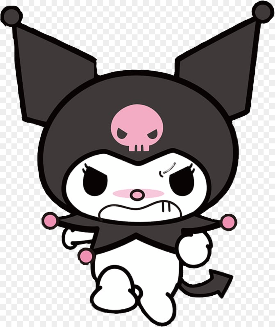 Black Grunge And Kawaii Image Kuromi Sanrio, Book, Comics, Publication Free Png