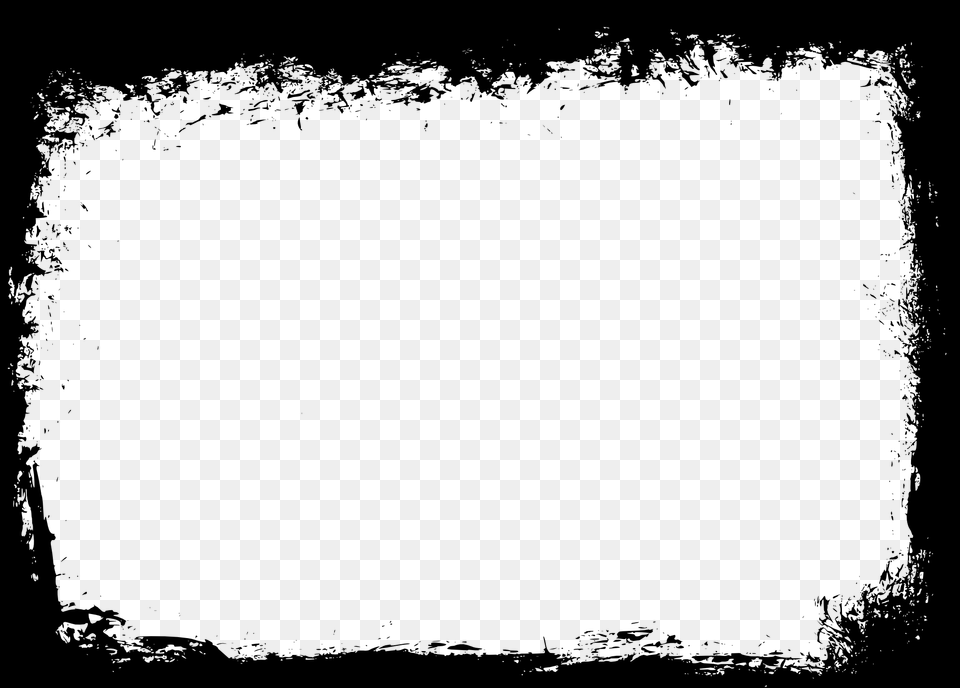 Black Grunge Border Portable Network Graphics, Silhouette, Art, Texture Free Transparent Png