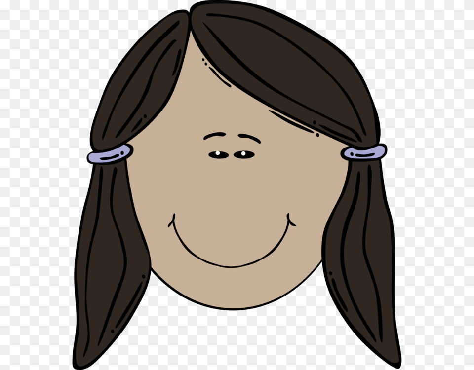 Black Hair Cartoon Brown Hair Hairstyle, Accessories, Jewelry, Earring, People Png Image