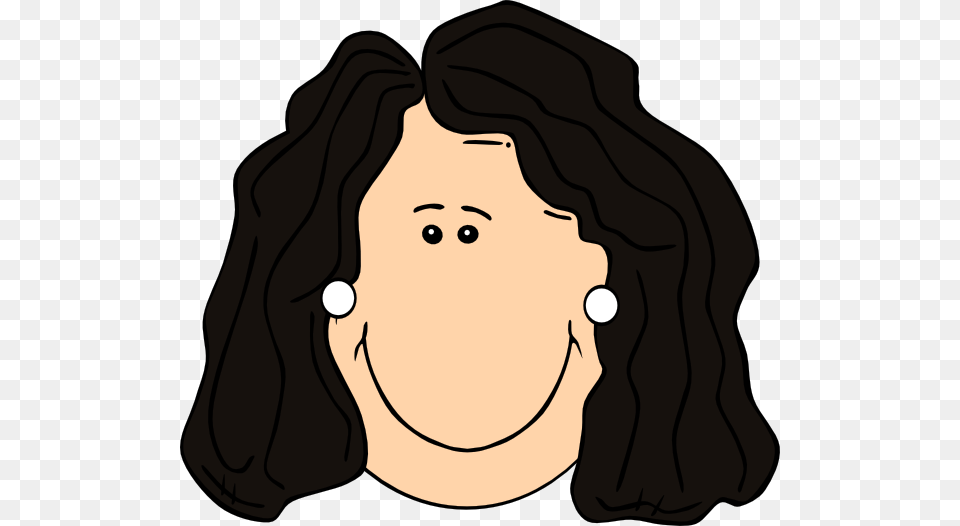 Black Hair Clipart Mom, Accessories, Earring, Jewelry, Face Free Transparent Png