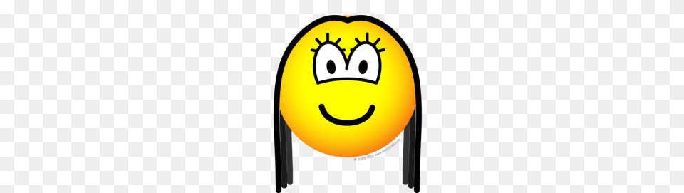 Black Haired Emoticon Smileys And Emoticons Smiles And Emo, Astronomy, Moon, Nature, Night Png Image