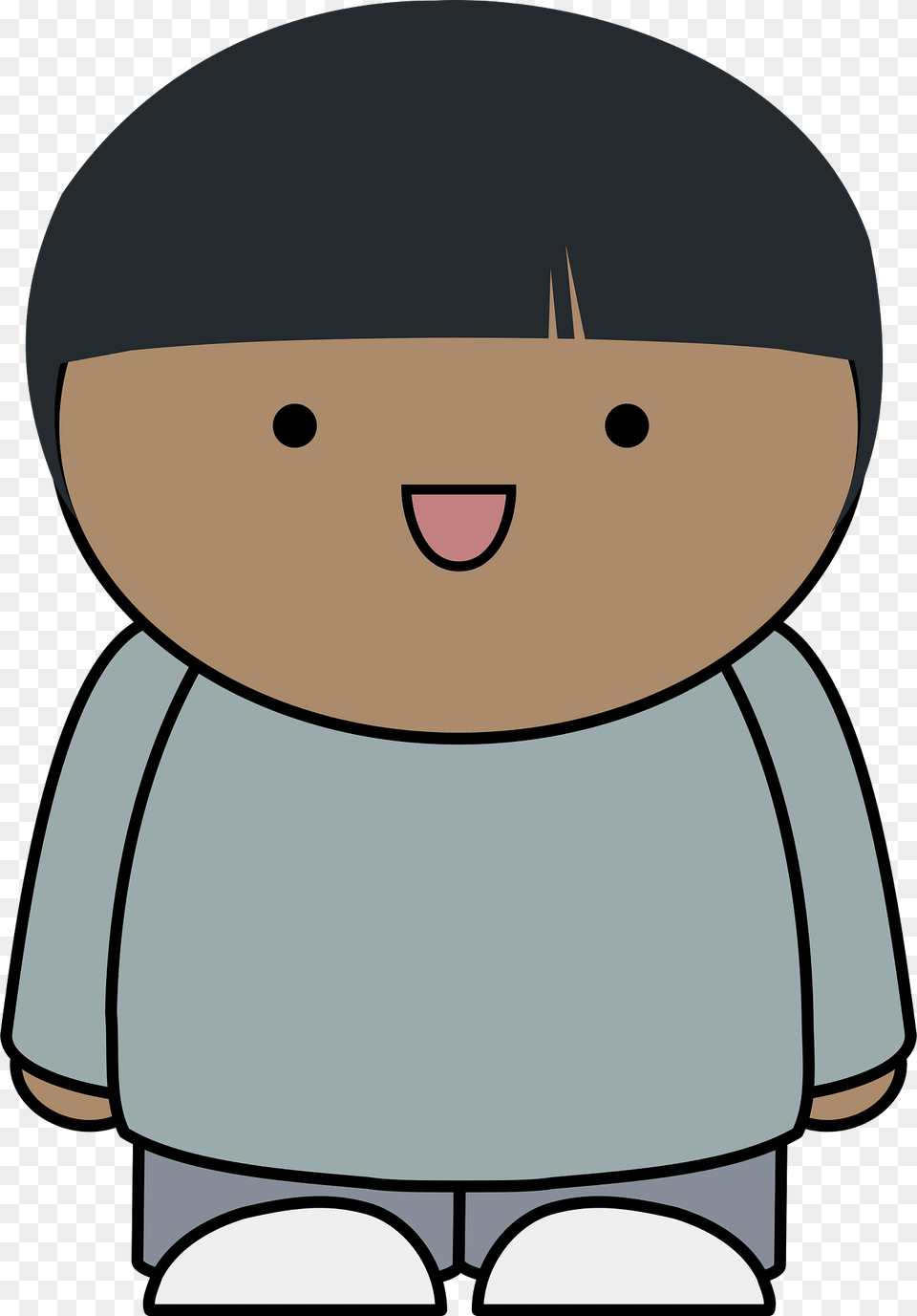 Black Haired Happy Boy Clipart, Book, Comics, Publication, Cartoon Free Transparent Png