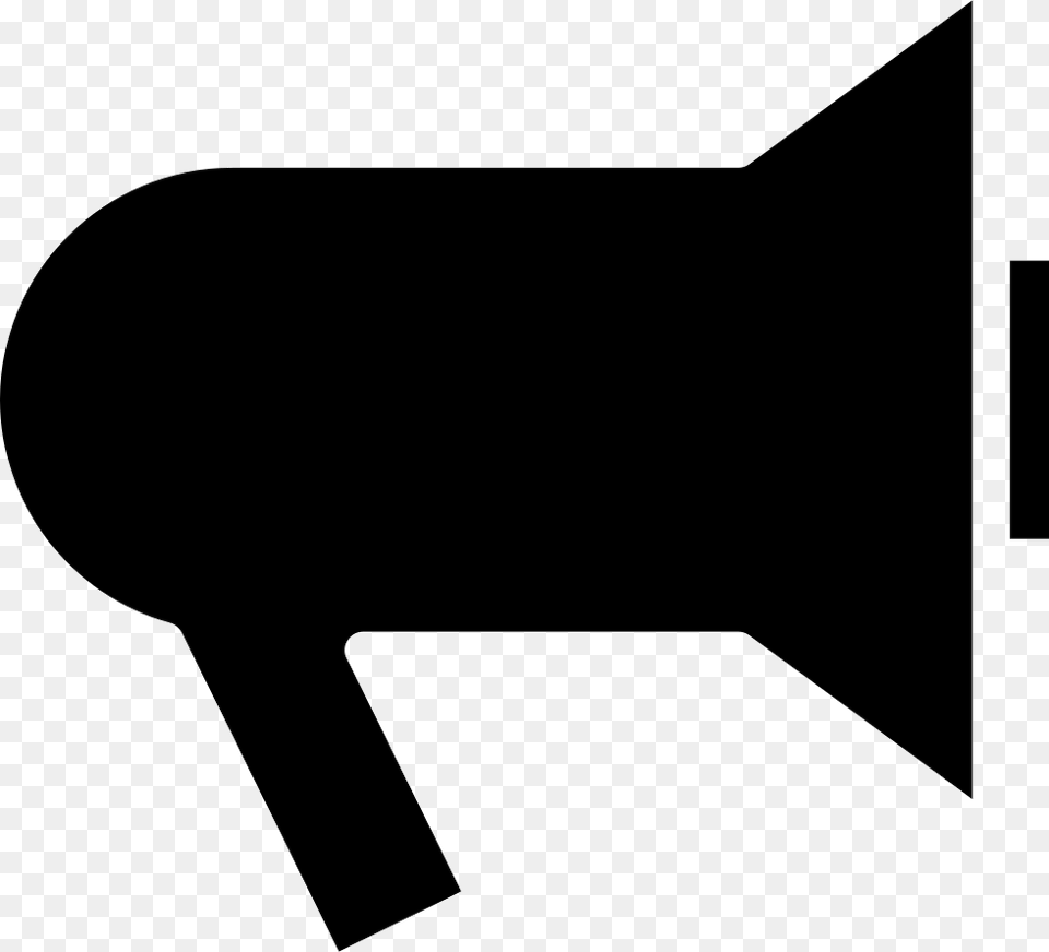 Black Hand Speaker Hand Speaker Icon, Silhouette, Stencil, Weapon Png