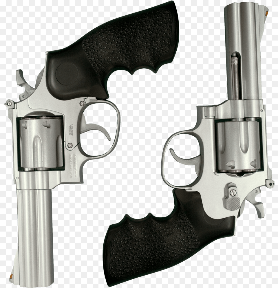 Black Handeled Pistol Revolver, Firearm, Gun, Handgun, Weapon Free Png Download