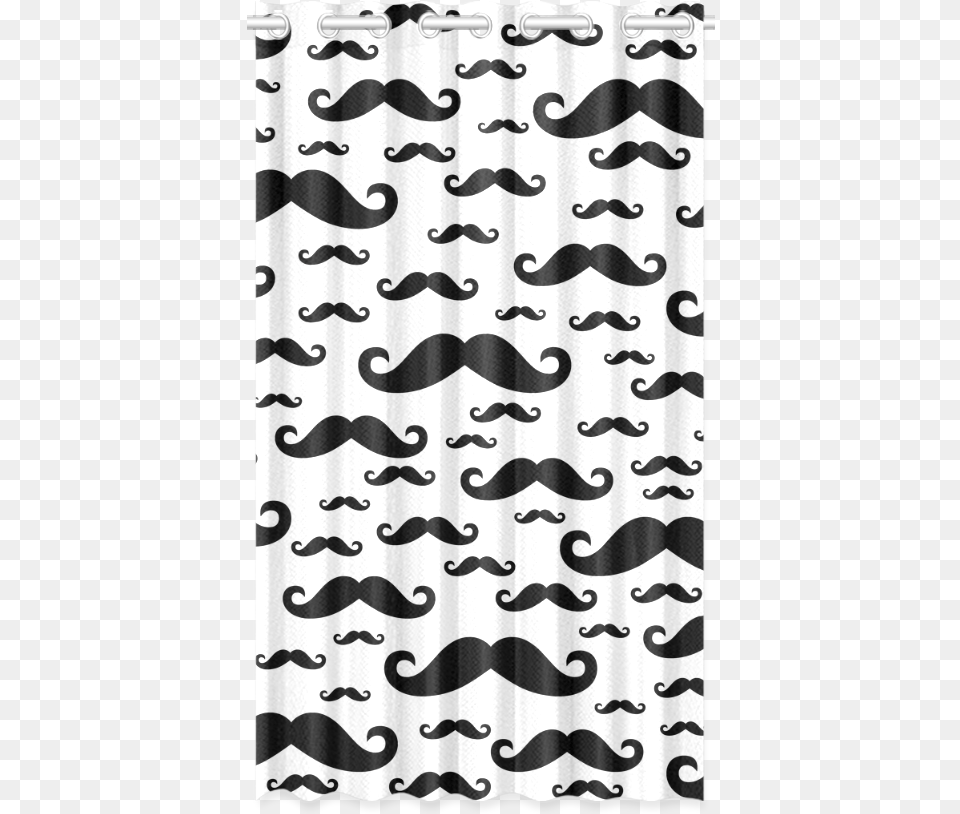 Black Handlebar Mustache Moustache Pattern New Window Moustache, Face, Head, Person, Home Decor Free Transparent Png