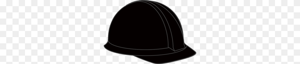 Black Hard Hat Clip Art, Baseball Cap, Cap, Clothing, Hardhat Png Image