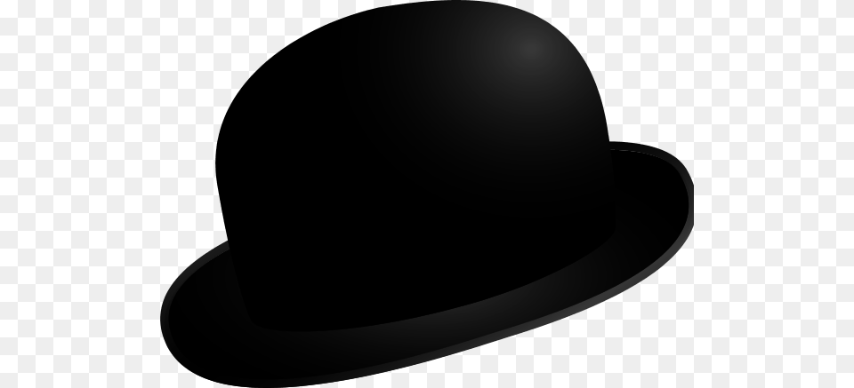 Black Hat Charlie Chaplin Bowler Vector Clip Art Clipart Bowler Hat Clipart, Clothing Free Png Download