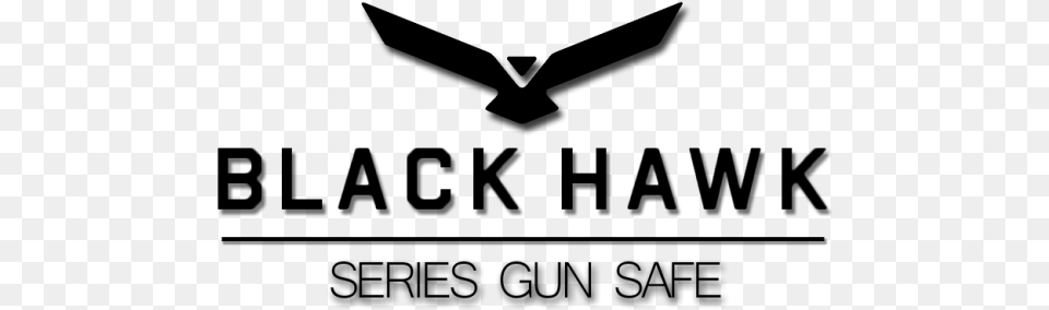 Black Hawk Logo Black To Be Placed On Eagle, Gray Free Png Download