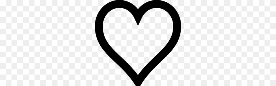 Black Heart Clip Art, Gray Png Image