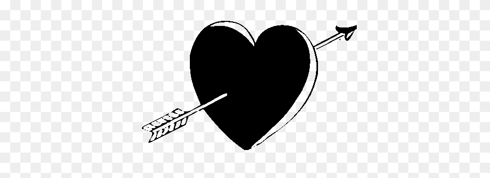 Black Heart Clipart, Gray Png Image