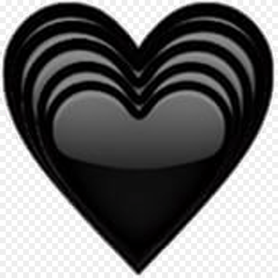 Black Heart Emoji Art Interesting Photography Decoratio Heart, Guitar, Musical Instrument, Plectrum, Smoke Pipe Png Image