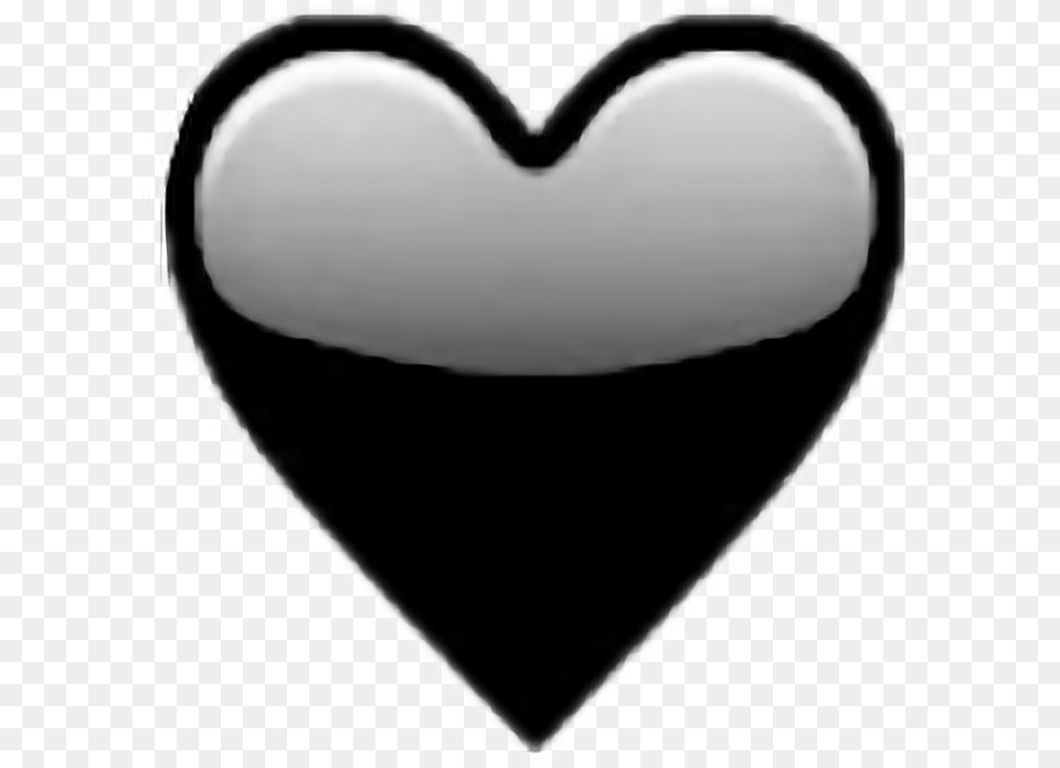 Black Heart Emoji Sticker Easy Freetoedit Transparent Black Heart Emoji, Person Free Png Download