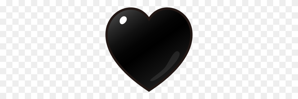 Black Heart Emojidex, Disk Png