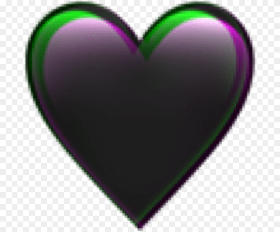 Black Heart Followme Deutsch Emoji Iphone Iphoneemoji Heart, Disk Free Transparent Png