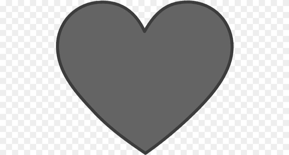 Black Heart Grey Background Free Png Download