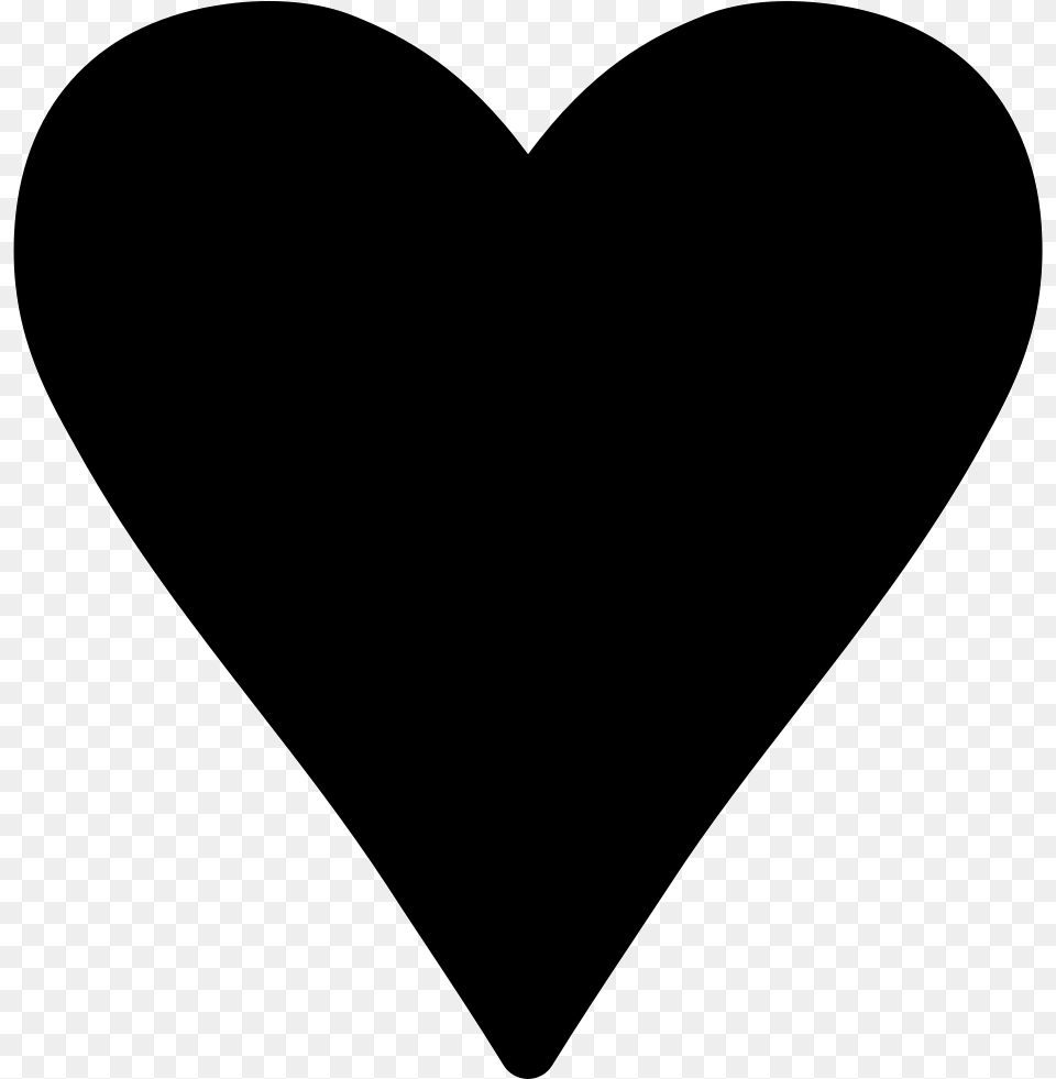 Black Heart Love Symbol Love Black, Silhouette, Stencil Free Transparent Png