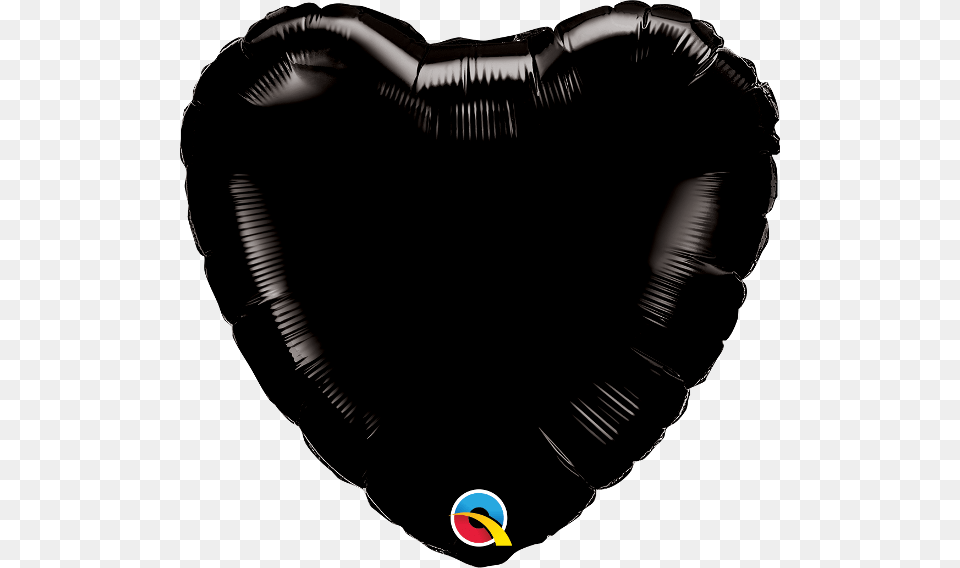 Black Heart Shaped Foil Decorator Balloon Balloon, Clothing, Glove, Home Decor, Cushion Png