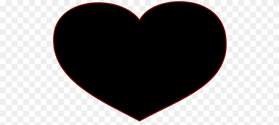 Black Heart Stone Large Size, Disk Free Png