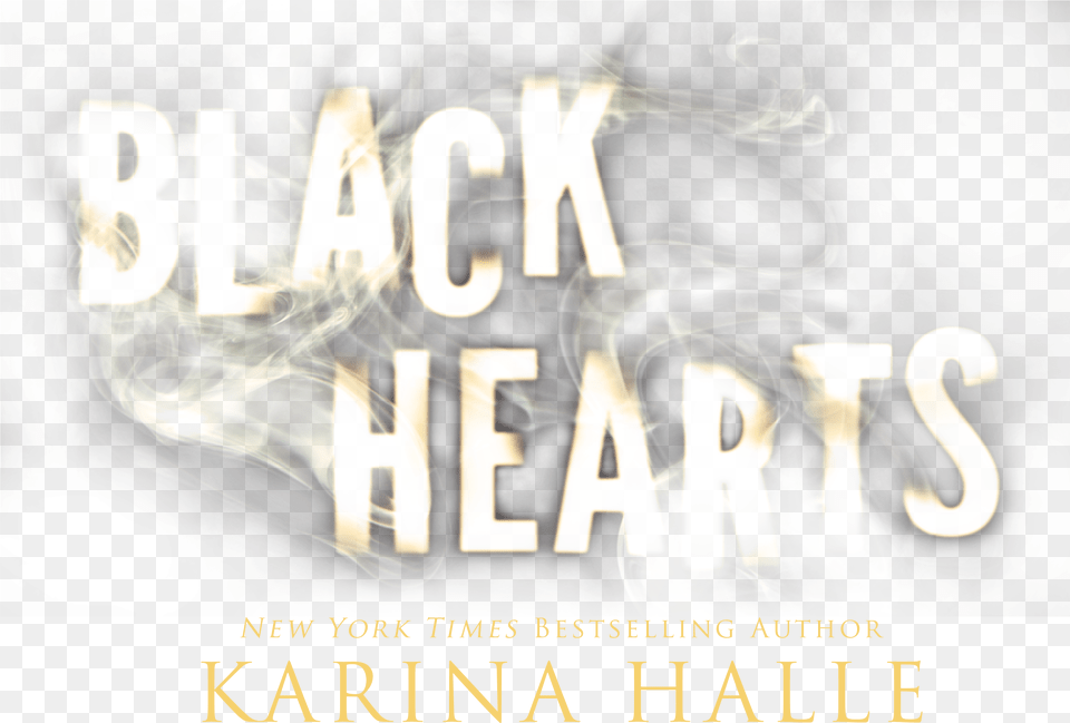 Black Heart Title 2 Bh Graphic Design, Book, Publication, Smoke, Person Free Png Download