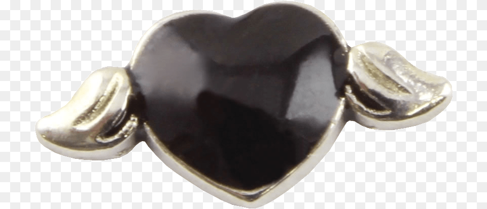 Black Heart Wings Charm Infinity Love Hd Charm Set, Accessories, Gemstone, Jewelry Free Png