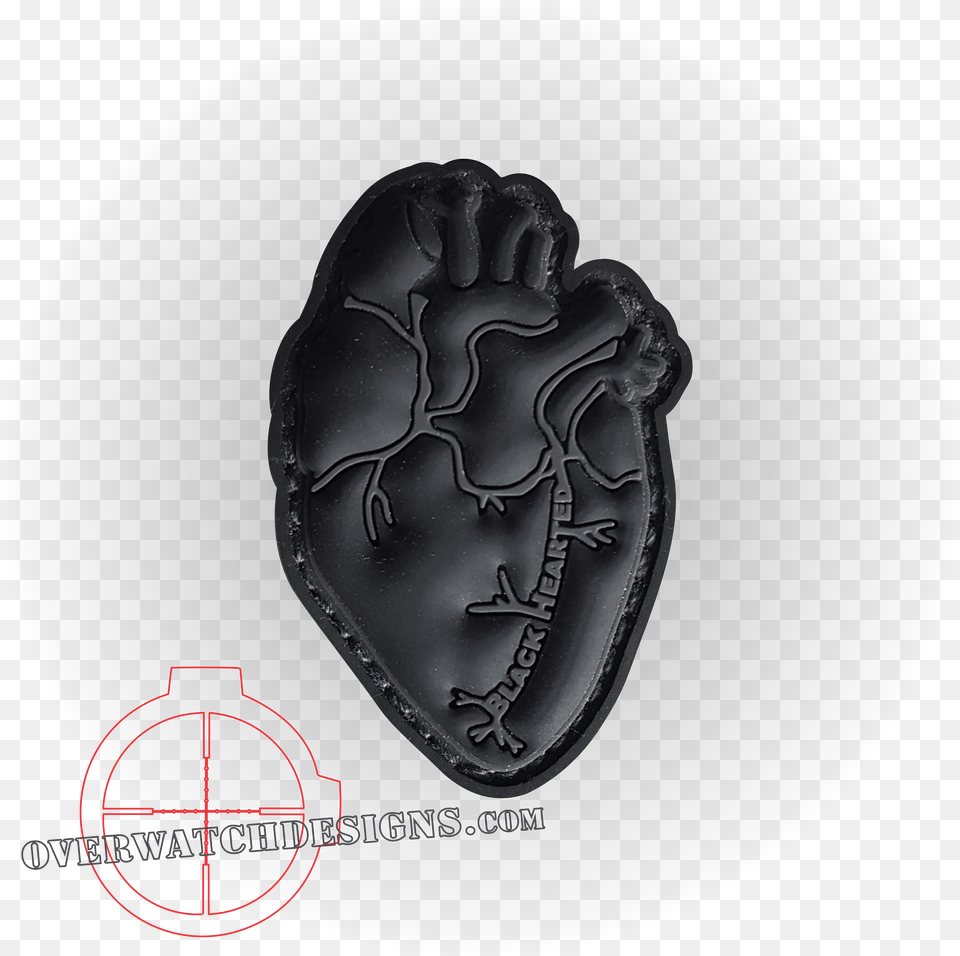Black Hearted Contour Patch Royal Icing, Baseball, Baseball Glove, Clothing, Glove Free Transparent Png
