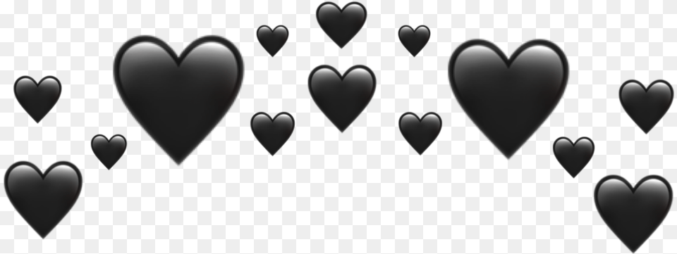 Black Hearts Heart Png Image