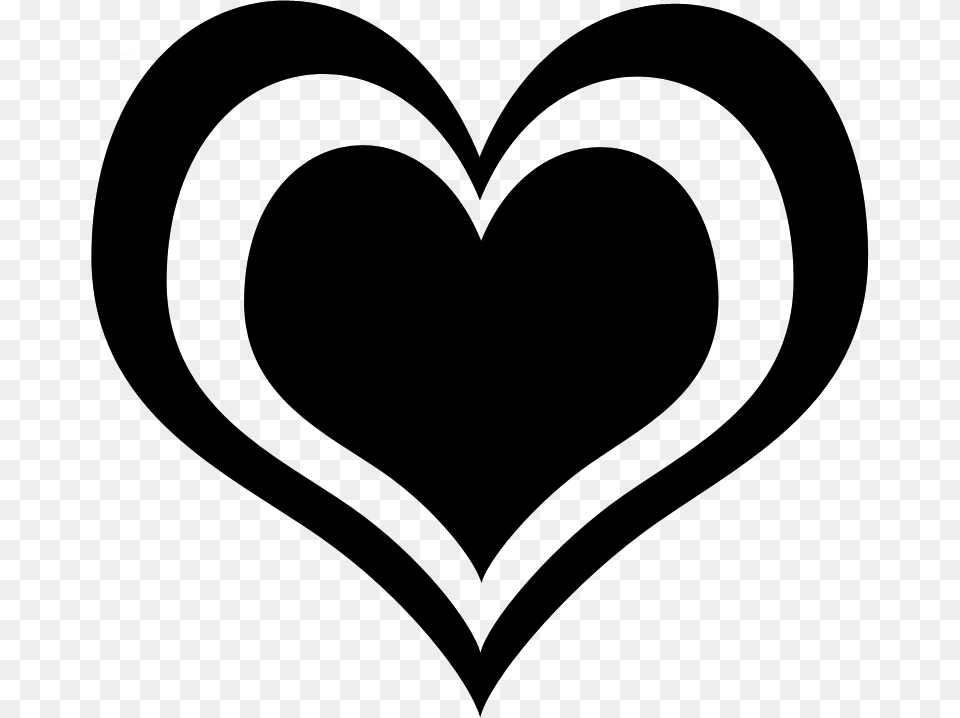 Black Hearts Heart Decasl, Gray Free Png
