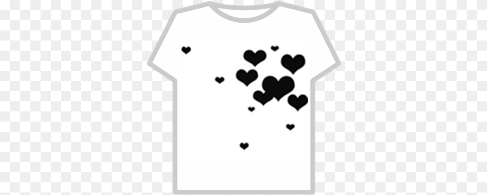 Black Hearts Roblox T Shirt Roblox Medals French, Clothing, T-shirt, Adult, Bride Png Image