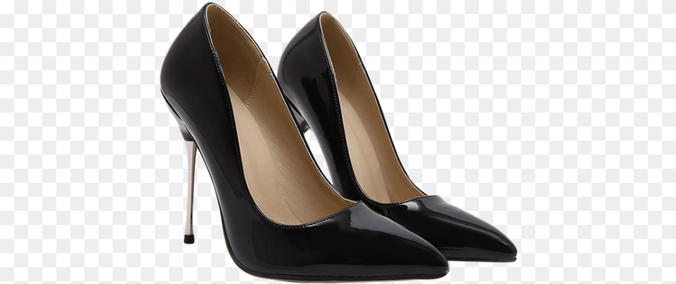 Black Heel Stiletto, Clothing, Footwear, High Heel, Shoe Png Image