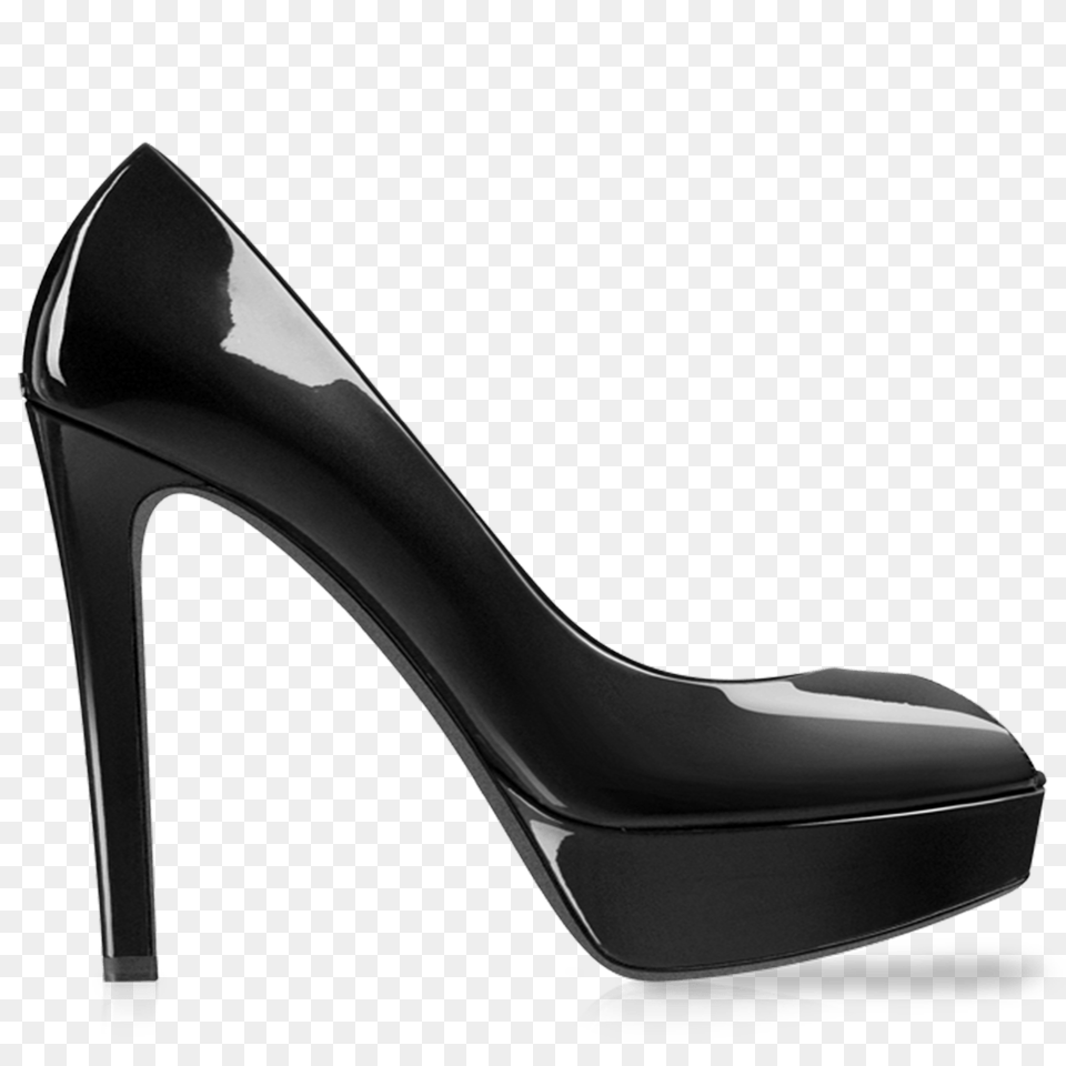 Black Heel Women Shoe, Clothing, Footwear, High Heel Free Png Download