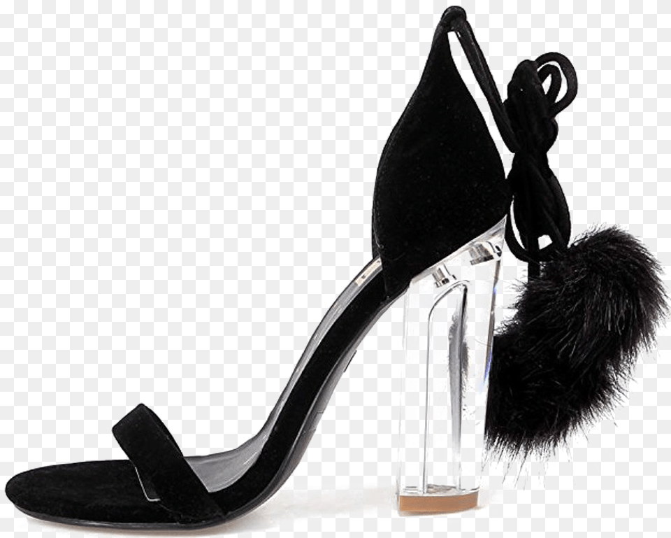 Black Heels Pic Sandal, Clothing, Footwear, High Heel, Shoe Free Transparent Png