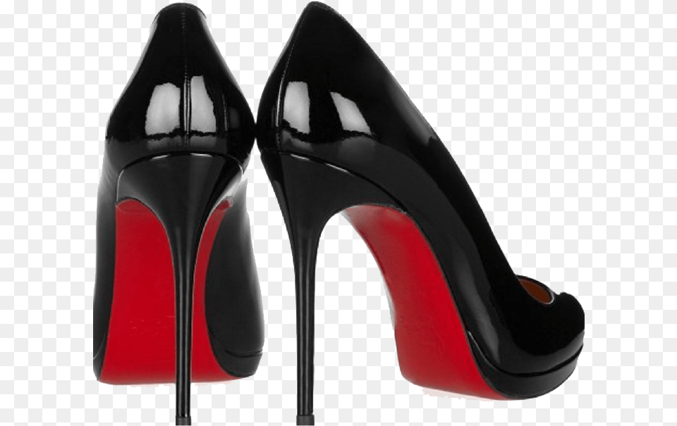 Black Heels Transparent Background Louboutin Heels, Clothing, Footwear, High Heel, Shoe Free Png
