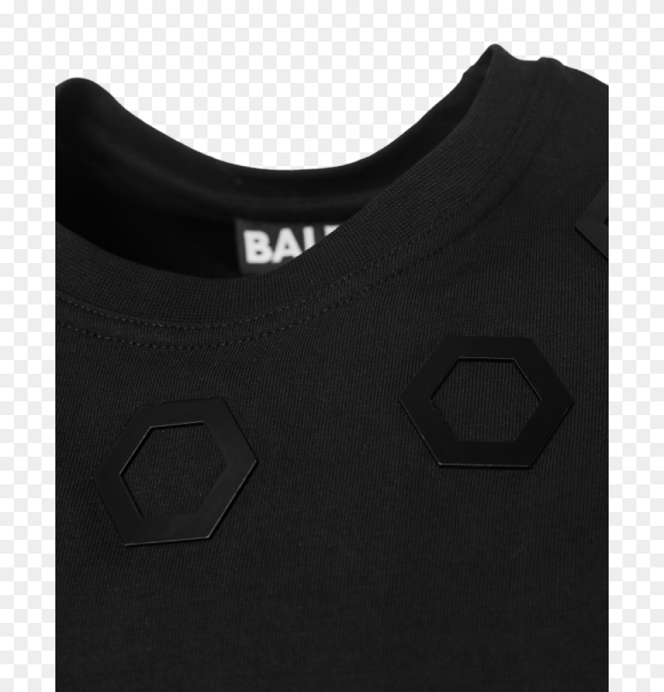 Black Hexagon Shirt Metal Bicycle Shoe, Clothing, T-shirt, Coat Free Transparent Png