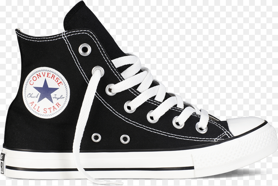 Black Hi Top Converse, Clothing, Footwear, Shoe, Sneaker Free Png