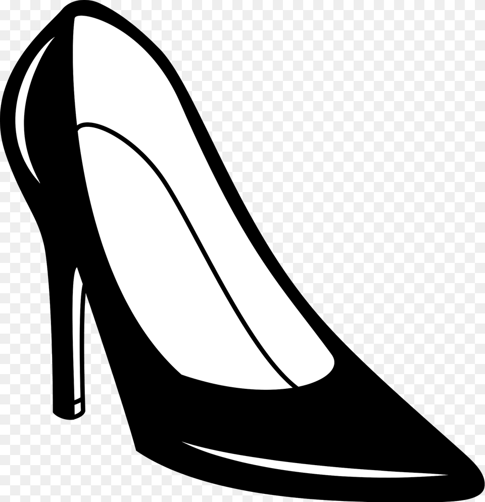 Black High Heel Shoe Clipart, Clothing, Footwear, High Heel Free Png Download