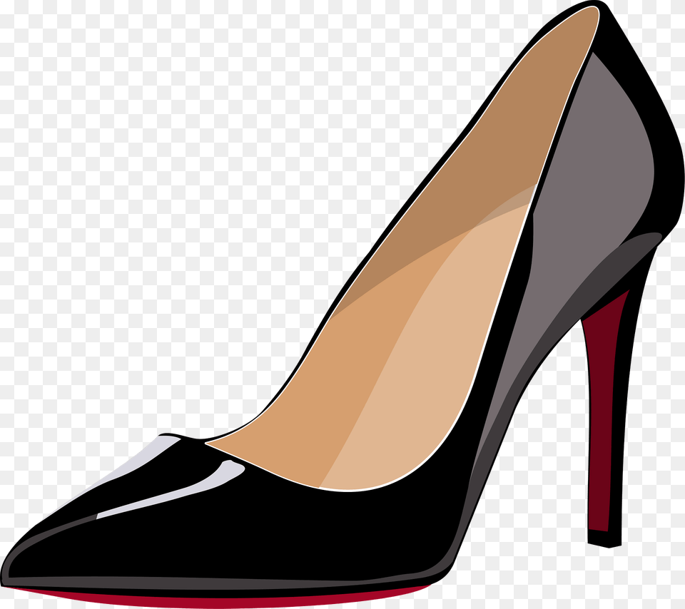 Black High Heeled Shoe Clipart, Clothing, Footwear, High Heel, Smoke Pipe Free Transparent Png
