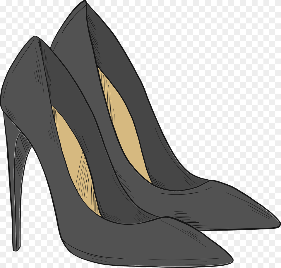 Black High Heels Clipart, Clothing, Footwear, High Heel, Shoe Free Transparent Png
