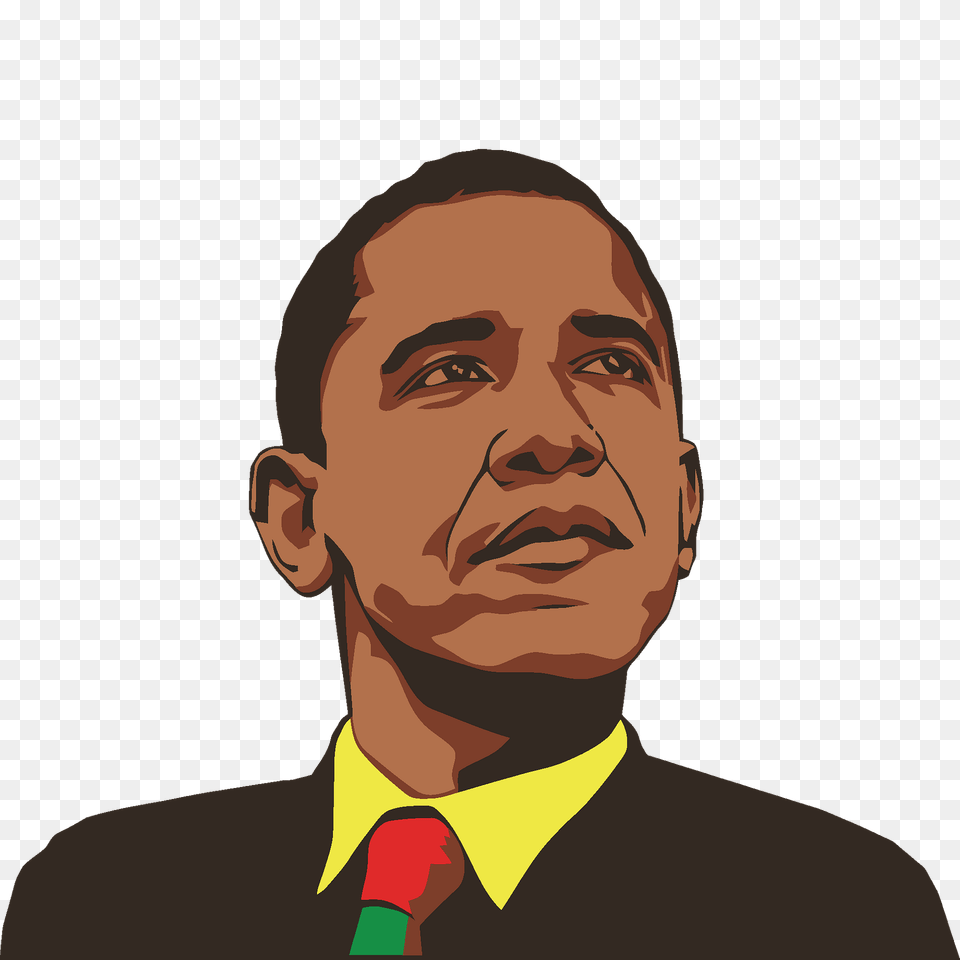 Black History Month Barack Obama Clipart, Male, Adult, Portrait, Photography Free Png