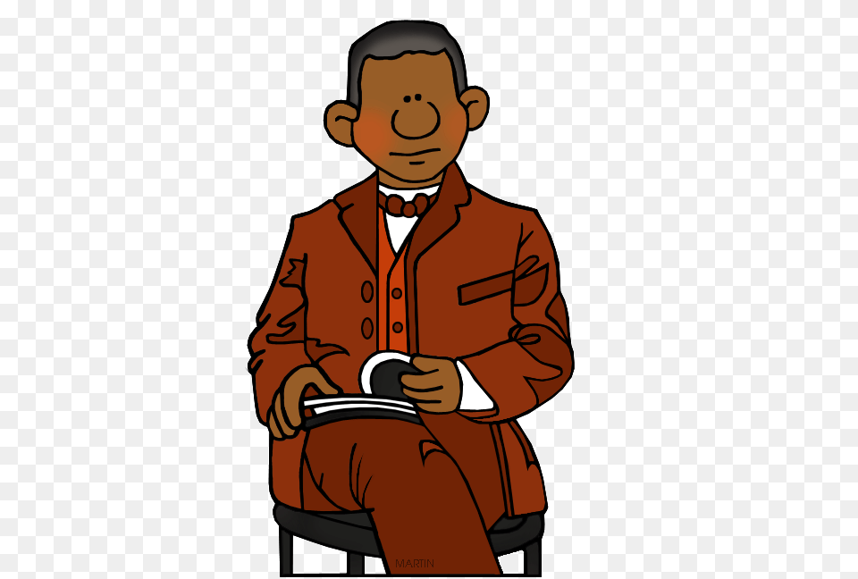 Black History Month Clip Art, Clothing, Coat, Reading, Person Png Image