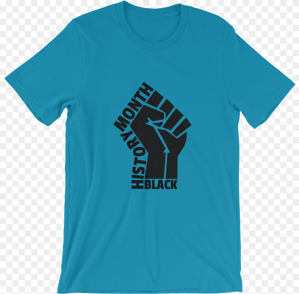 Black History Month Short Sleeve Unisex T Shirt Black Power, Clothing, T-shirt, Body Part, Hand Png Image