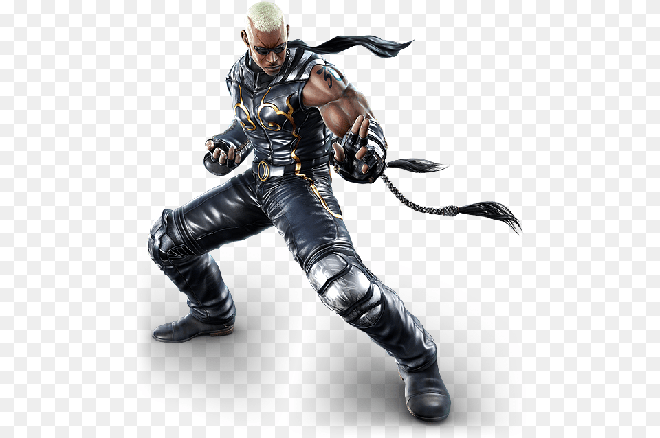 Black History Month Video Game Characters Day 18 Raven Gaming Raven Tekken, Adult, Male, Man, Person Png