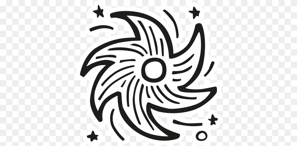 Black Hole Free Icon Of Space Hand Drawn Sticker Icon, Art, Floral Design, Graphics, Pattern Png Image
